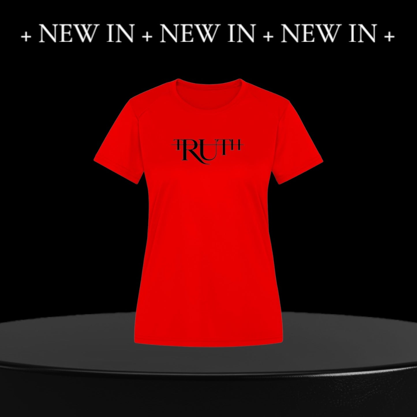Red/Black Truth Ladies T-Shirt
