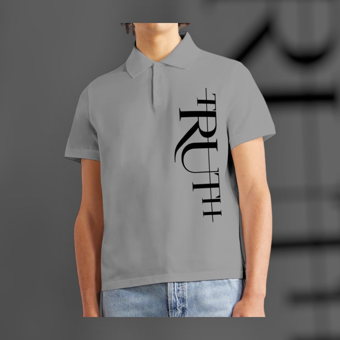Gray/Black Truth Polo