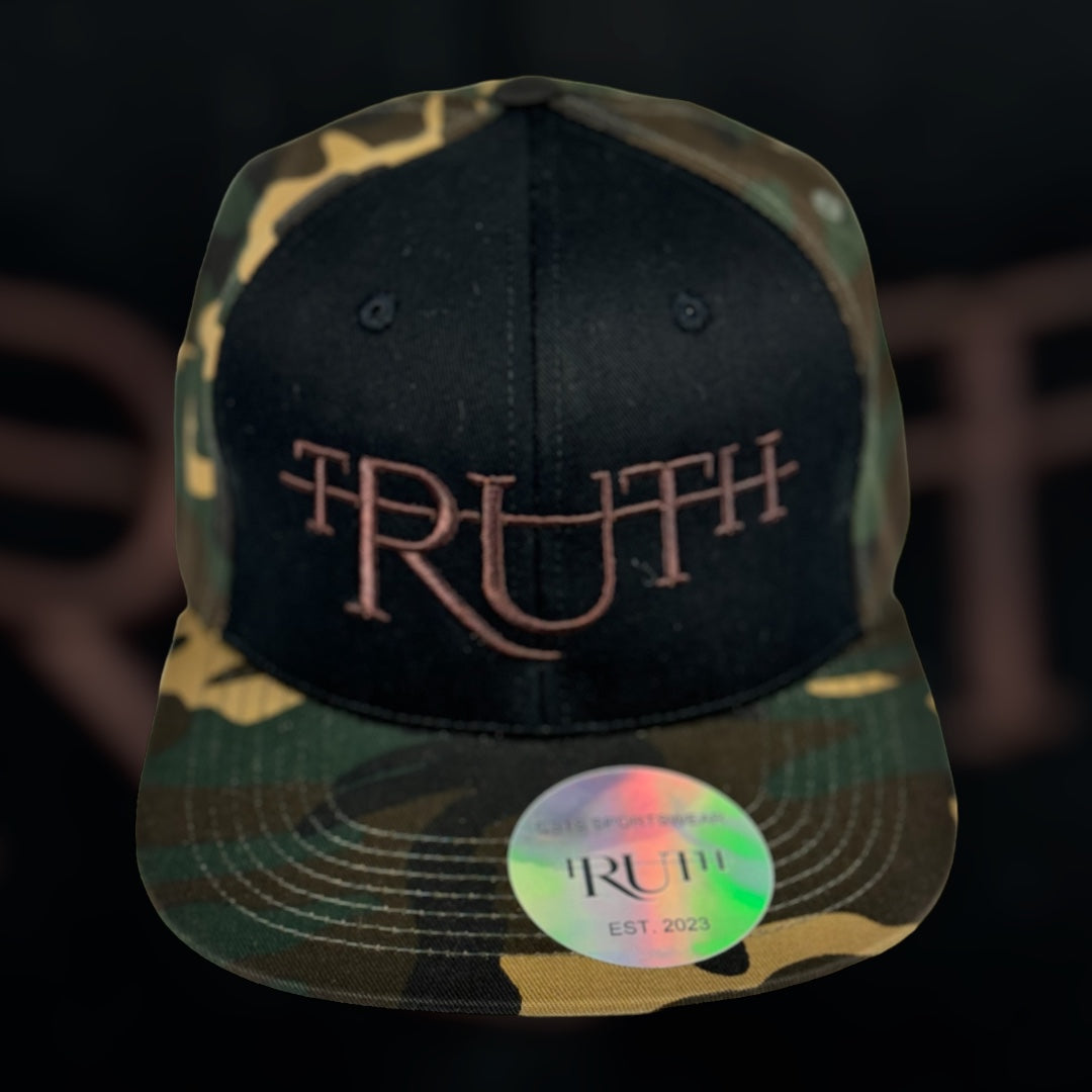 Black/Brown Truth Camo Hat
