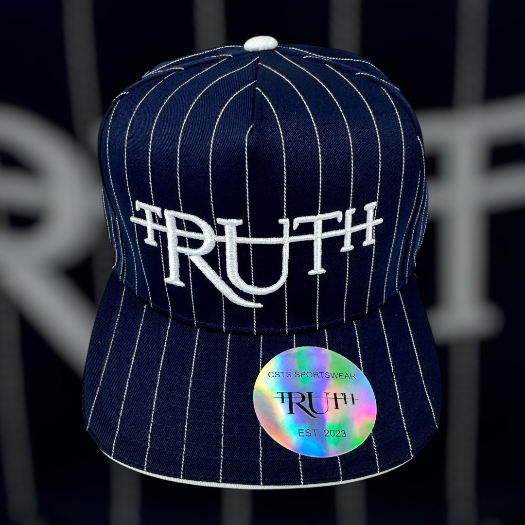 Navy/White Truth Pinstripe Hat