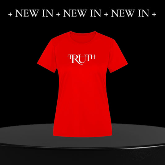 Red/White Truth Ladies T-Shirt