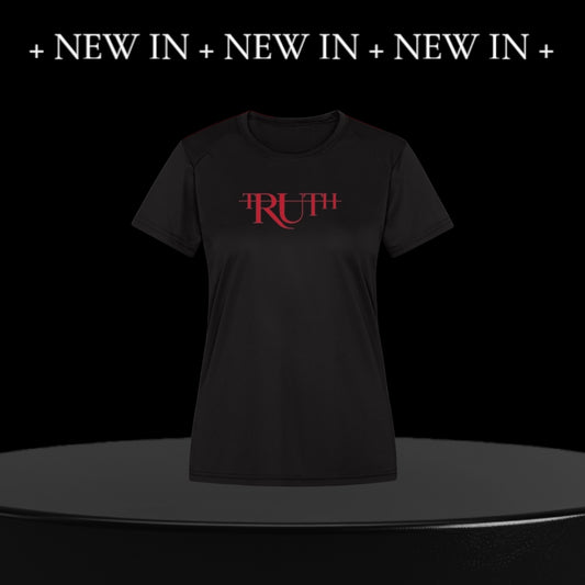 Black/Red Truth Ladies T-Shirt