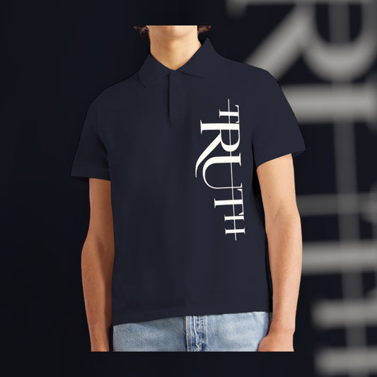 Black/White Truth Polo