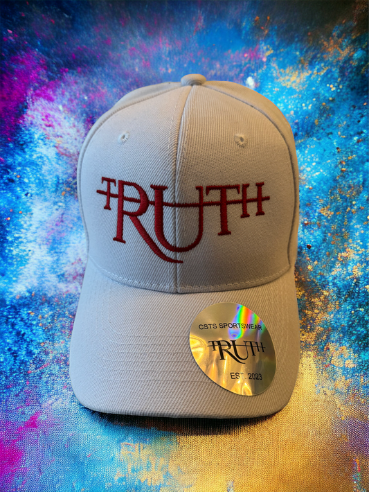 White/Red Truth Dad Hat
