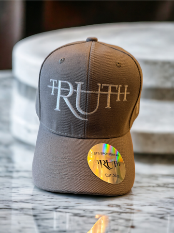 Gray/White Truth Dad Hat