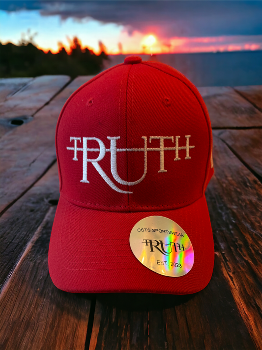 Red/White Truth Dad Hat