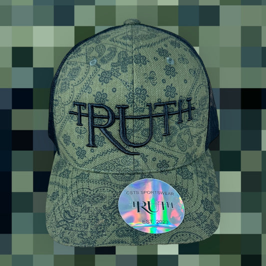 Olive/Black Truth Trucker Hat