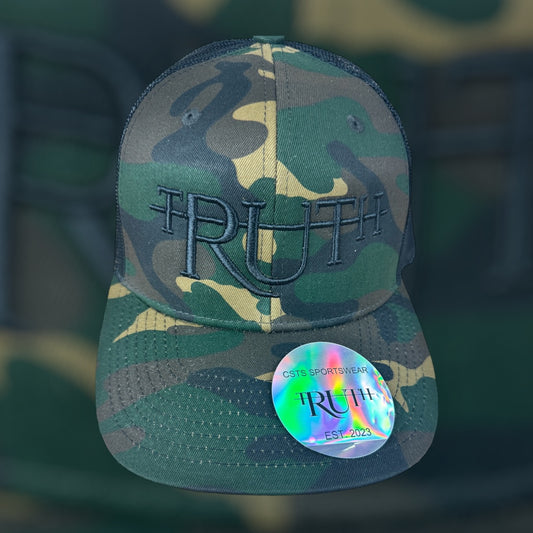 Camo/Black Truth Trucker Hat