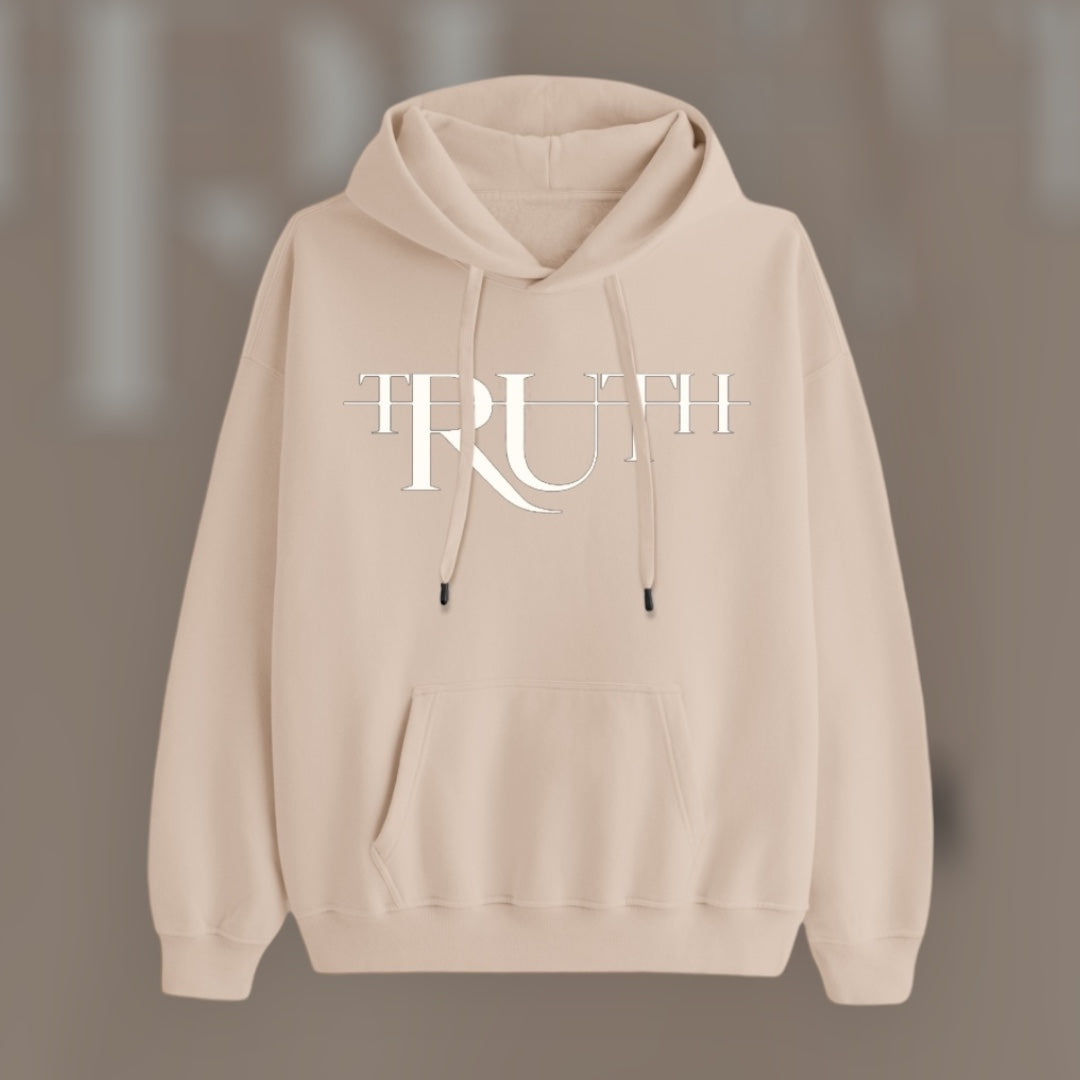 Khaki/White Truth Hoodie
