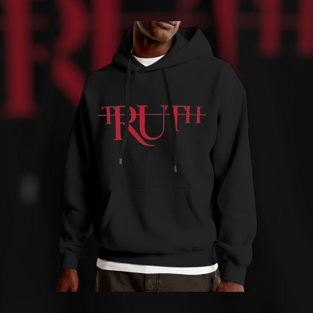 Black/Red Truth Hoodie