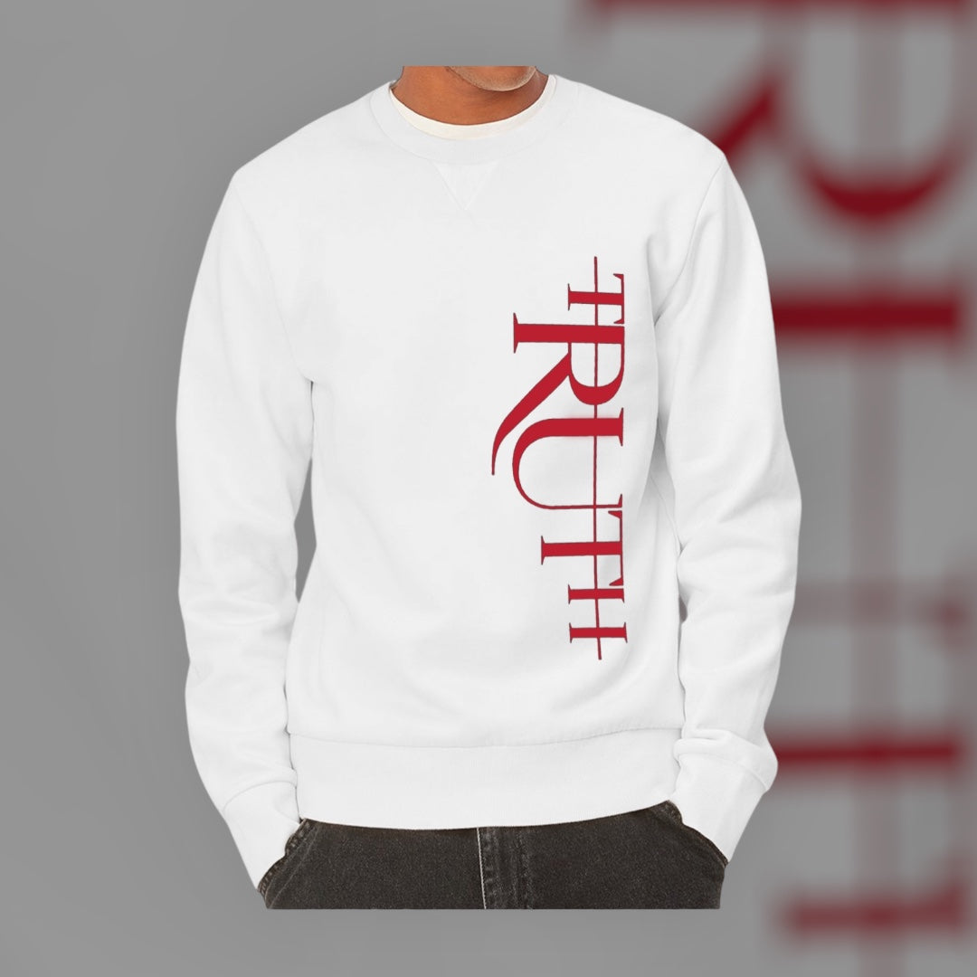White/Red Truth Sweatshirt