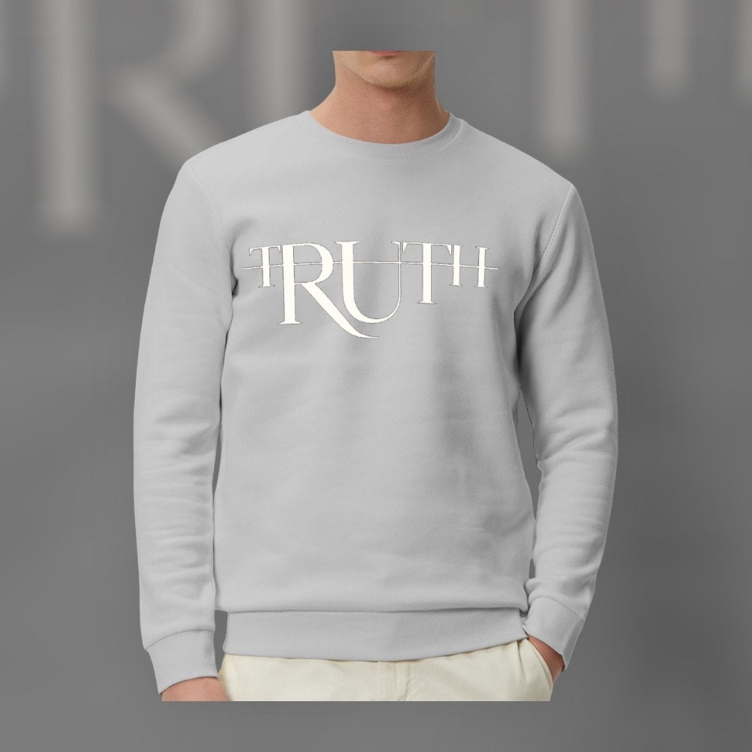Gray/White Truth Sweatshirt