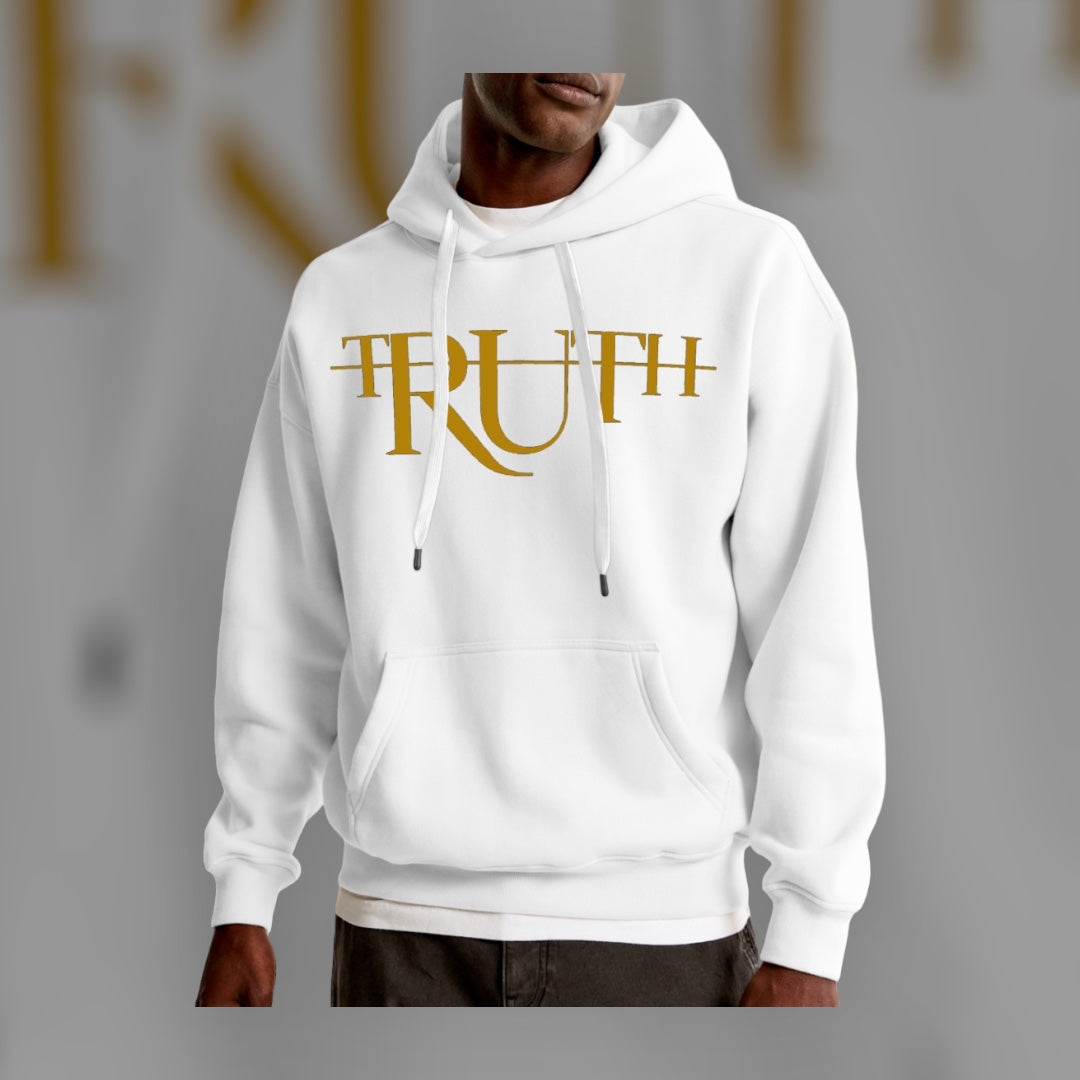 White/GoldTruth Hoodie