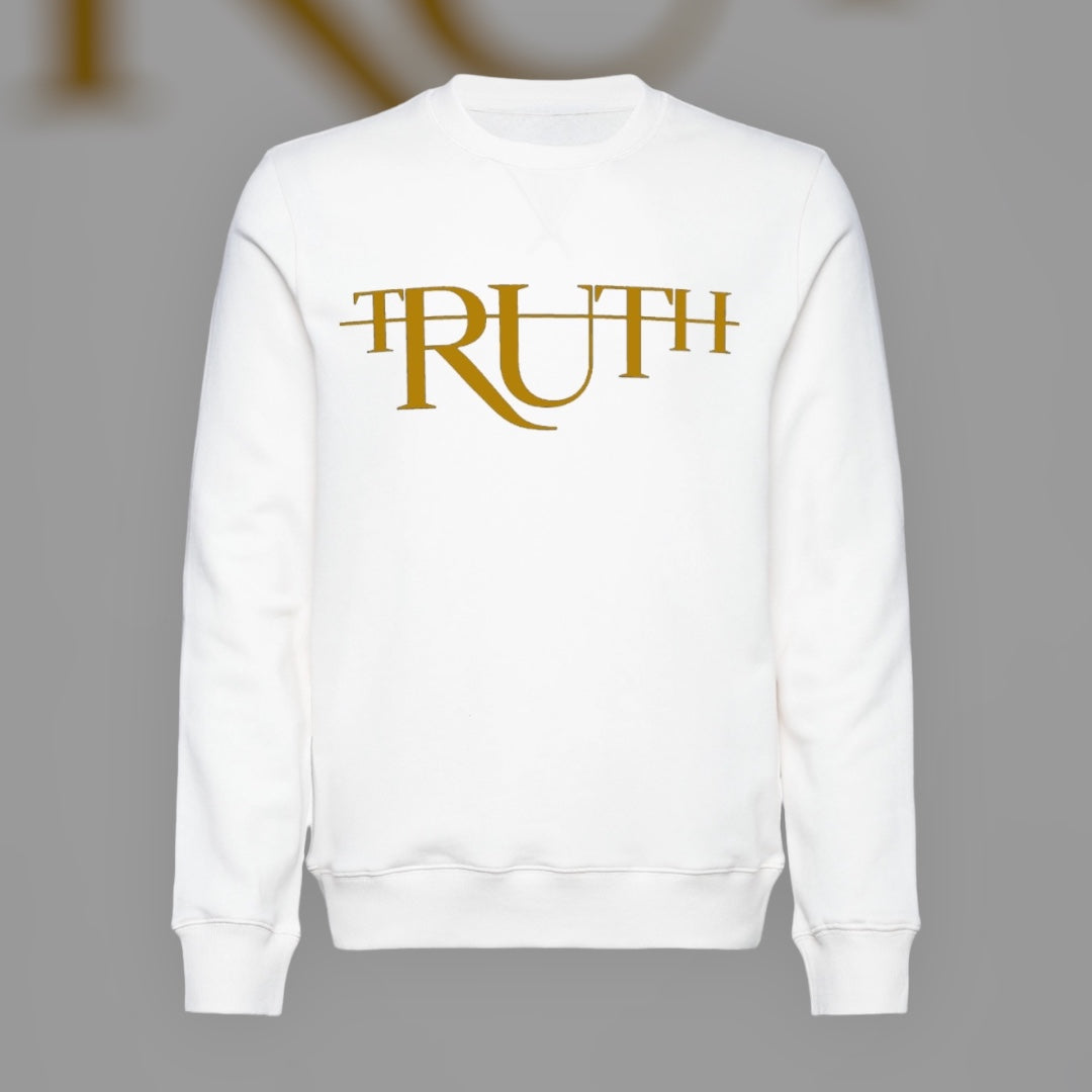 White/Gold Truth Sweatshirt