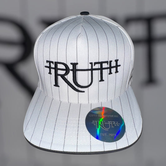 White/Black Truth Pinstripe Hat