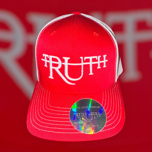 Red/White Truth Trucker Hat