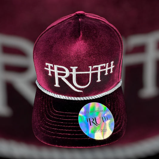 Burgundy Truth Velvet Hat
