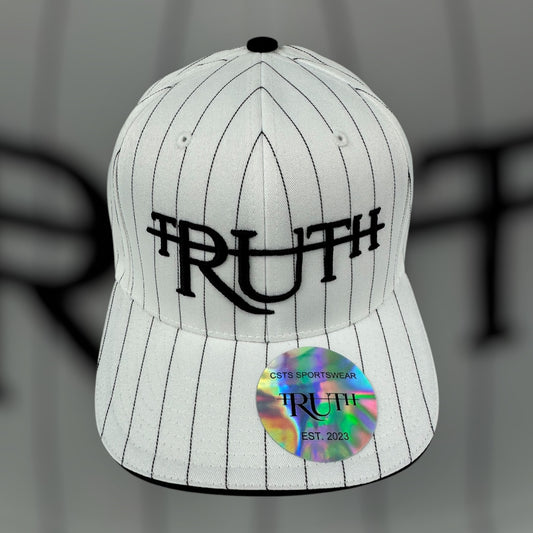 White/Black Truth Pinstripe hat